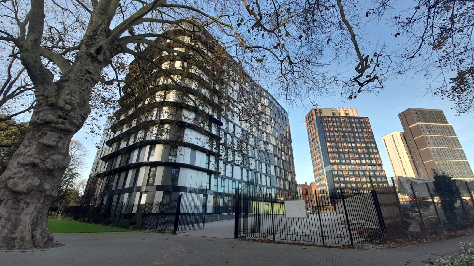 Large tower buildings in portsmouth